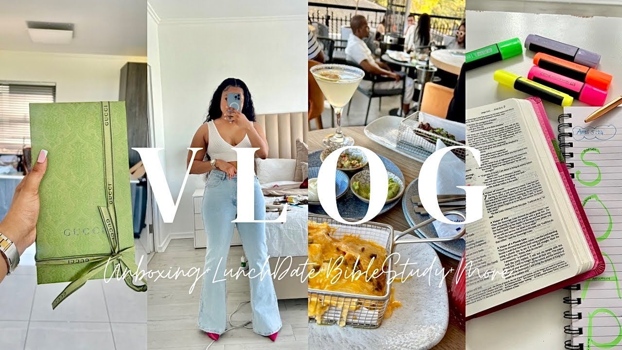 VLOG: UNBOXINGS + LUNCH DATE + BIBLE STUDY + MORE | MANDISA MPOTSANG
