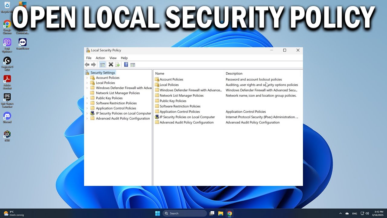 How To Open Local Security Policy secpol msc On Windows 11 & 10 - Easy Fix