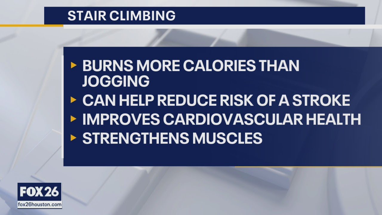 Heart health benefits of taking the stairs