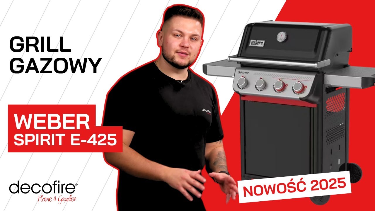 🔥 NOWOŚĆ! Grill gazowy Weber Spirit E-425 | DECOFIRE