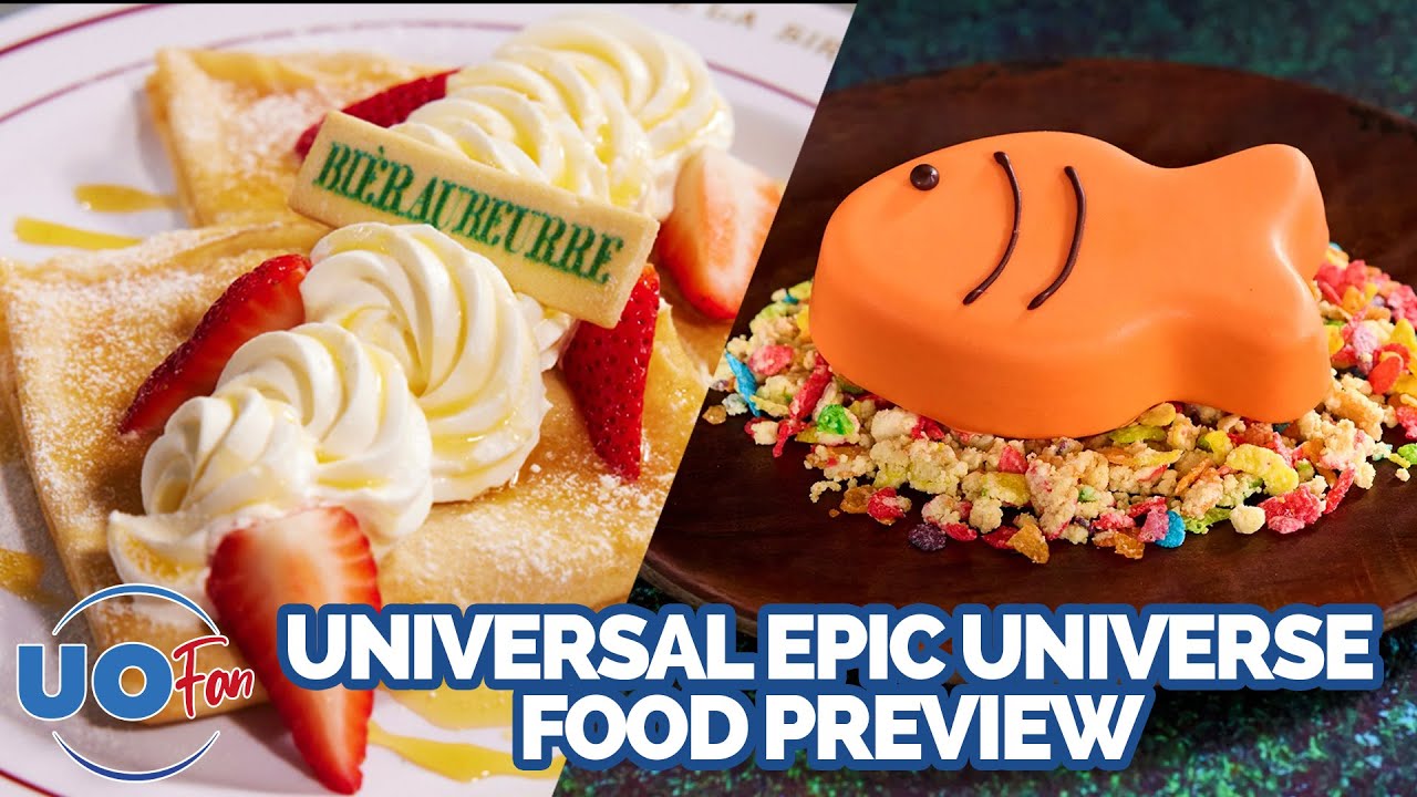 Butterbeer Crêpe?! Yaknog?? - Universal Epic Universe Food Preview | DIS Unlimited Universal Edition