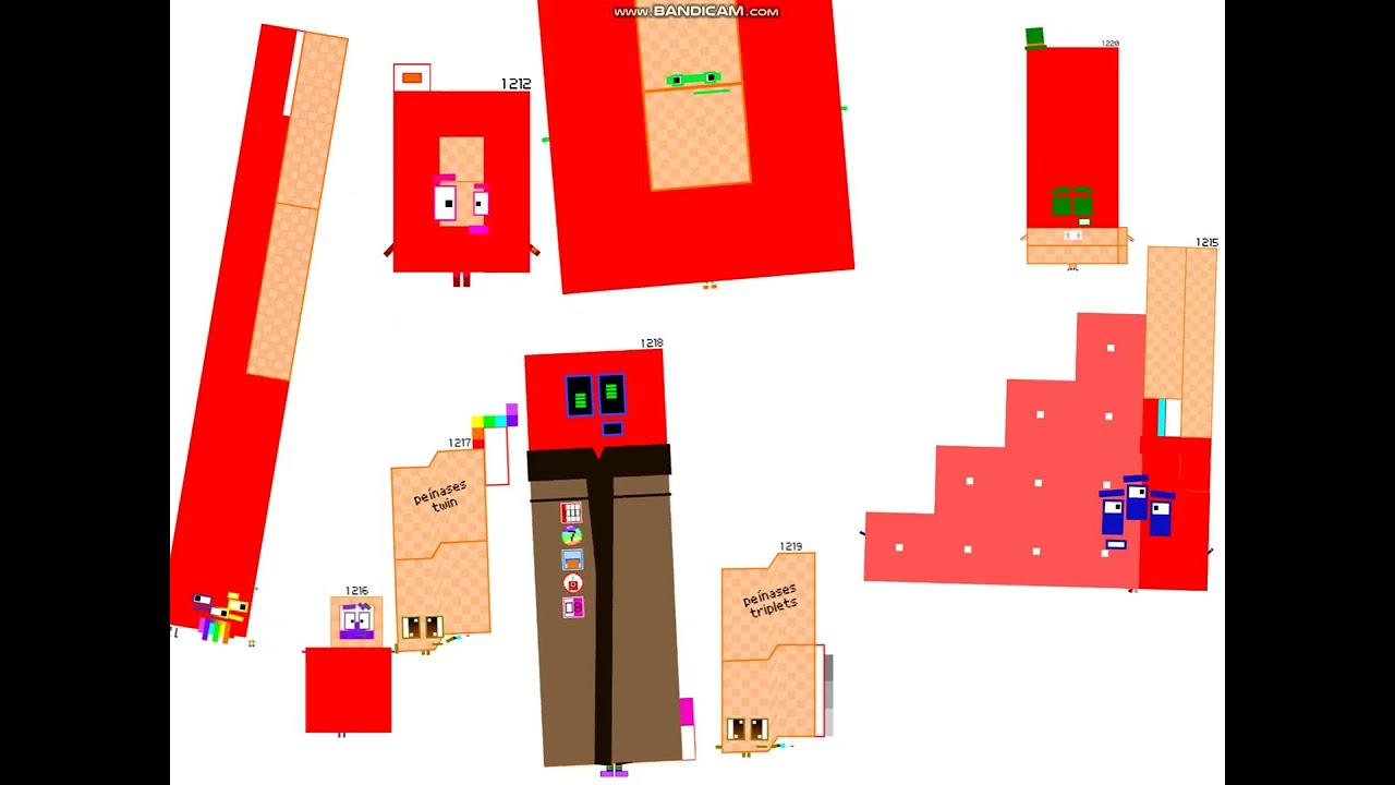 Numberblocks Band Retro 1 201-1 250