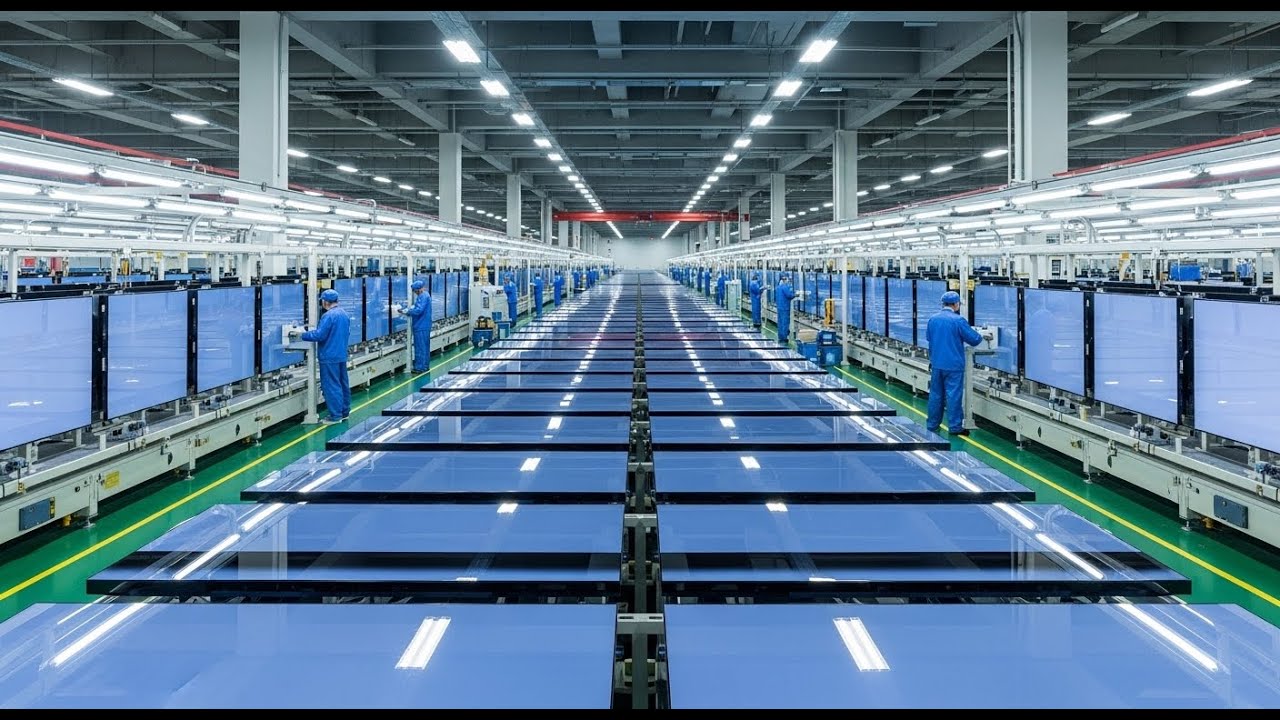 How High-End LCD Screens Are Manufactured Inside a Modern Factory