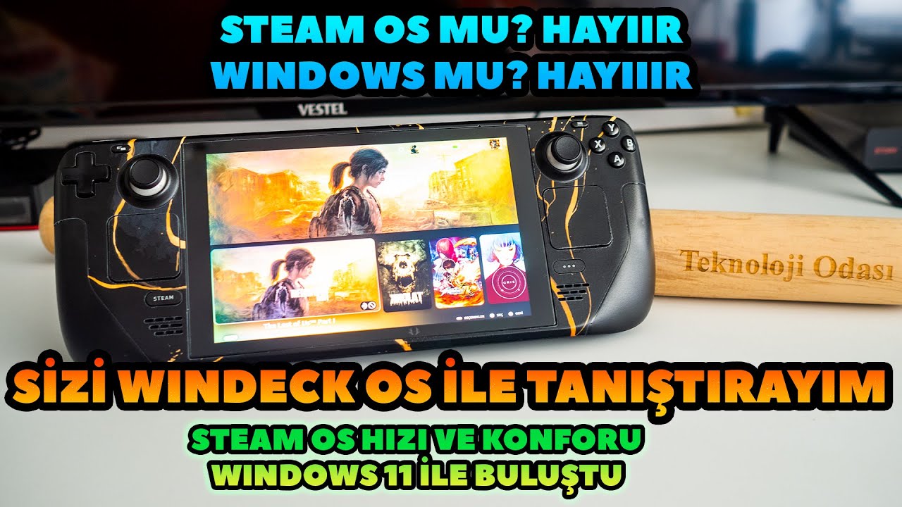 Steam Decklere Yeni Kan! Artık Sorunsuzca Windows Kurabilir, Tüm Oyunları Oynayabileceksiniz.