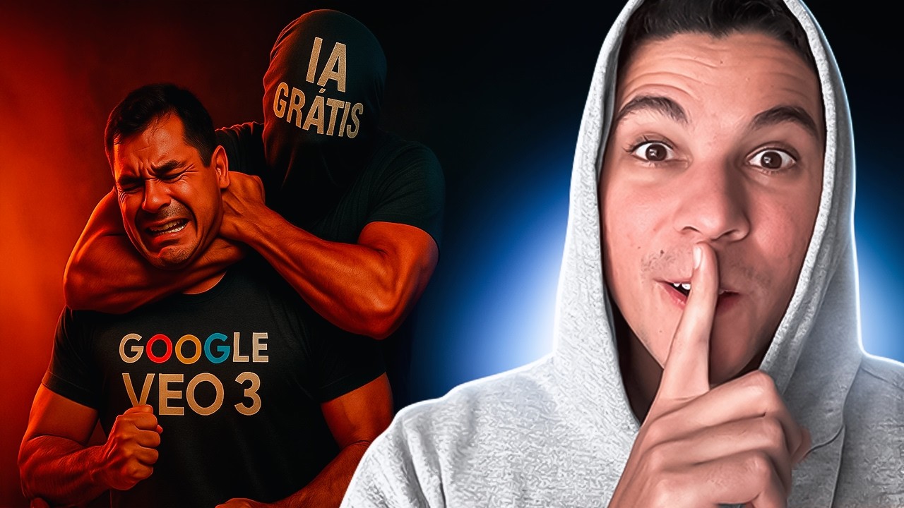 Nova IA GR&Aacute;TIS e ILIMITADA que HUMILHOU o Google VEO 3