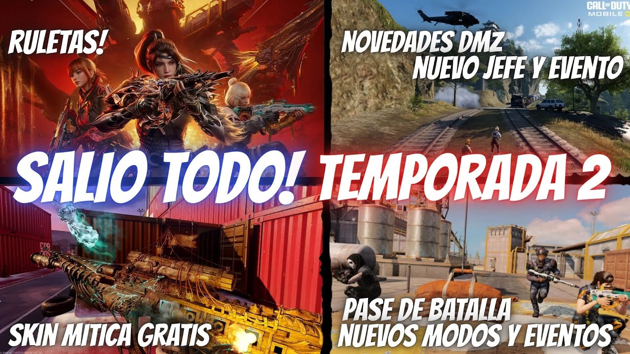 SALIO TODO!! MITICA GRATIS + NUEVO MODO BR + NOVEDADES DMZ + NUEVOS EVENTOS + RULETAS | COD Mobile