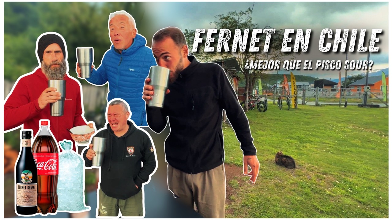ESPAÑOLES Y CHILENOS PRUEBAN FERNET CON COCA | USHUAIA a ALASKA en 110cc | Cap.21