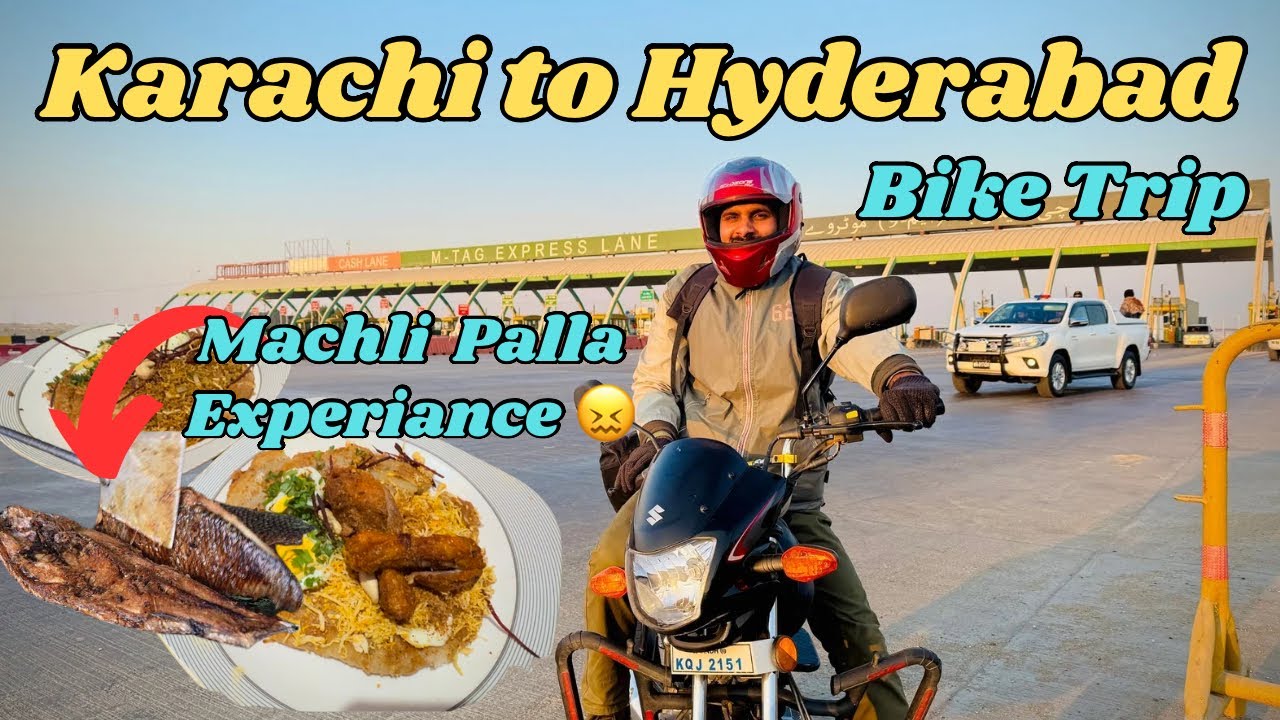Karachi to Hyderabad Bike Adventure | Exploring Machli Palla | Kortri Barrage | Dulhan Paratha