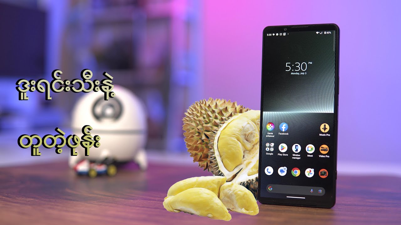 ဒူးရင်းသီးနဲ့တူတဲ့ဖုန်း - Xperia 1 Mark V ( Review )