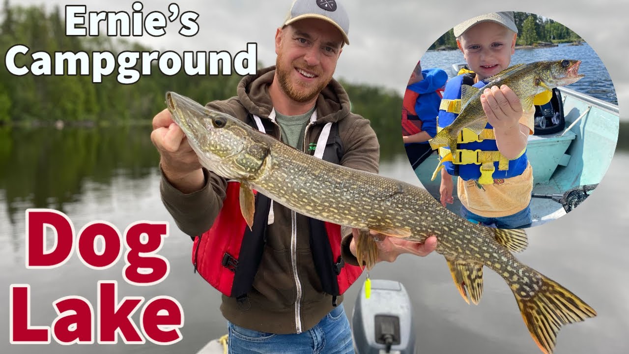 Dog Lake 2021 - Fishing for Walleye, Bass and Pike - Ernie's Cottages & Campground