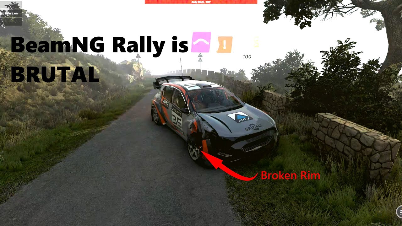 BeamNG Rally is BRUTAL. 56 Minutes of Suffering | Gameplay