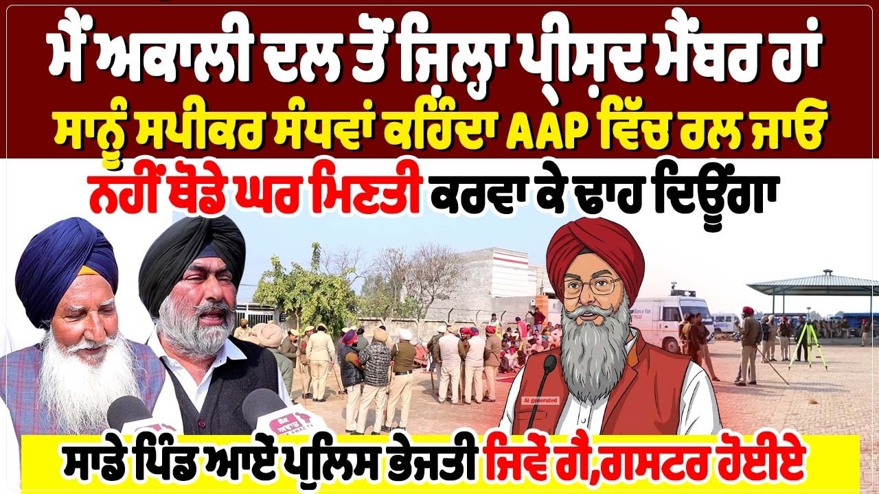 ਮੈਂ ਅਕਾਲੀ ਦਲ ਤੋਂ ਜ਼ਿਲ੍ਹਾ ਪ੍ਰੀਸ਼ਦ ਮੈਂਬਰ ਹਾਂ, ਸਾਨੂੰ ਸਪੀਕਰ ਸੰਧਵਾਂ ਕਹਿੰਦਾ ਆਮ ਆਦਮੀ ਪਾਰਟੀ ਵਿੱਚ ਰਲ ਜਾਓ