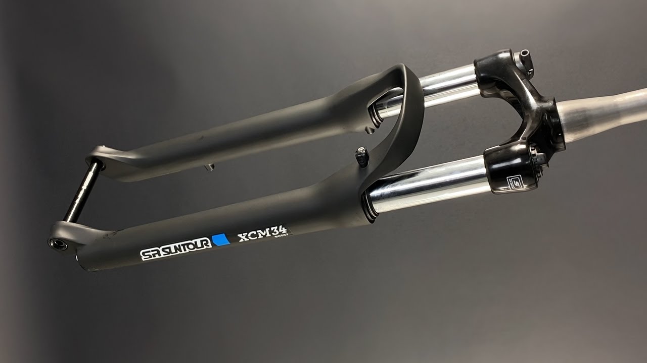 Suspens&atilde;o de Bicicleta SR Suntour XCM 34 RL 29 100mm Boost