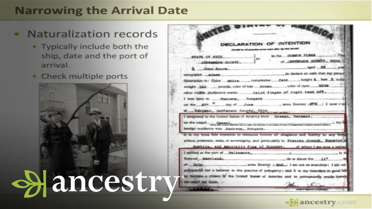 Coming to America: Finding your Immigrant Ancestors | Ancestry