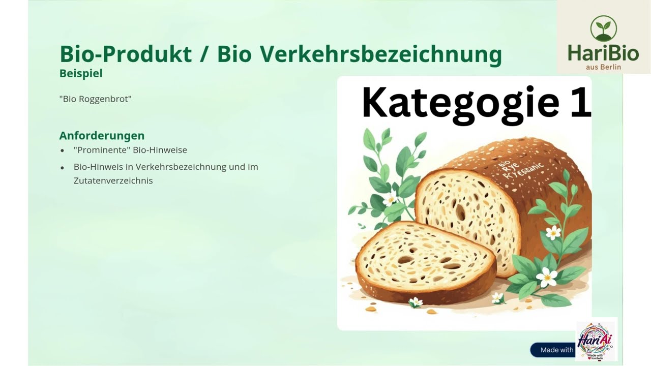 Was bedeutet Bio? | Die 4 Produktkategorien der Öko-Verordnung einfach erklärt