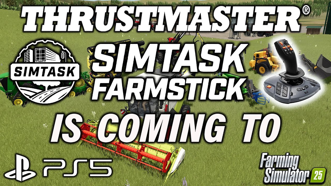 SIMTASK FARMSTICK FOR PS5 (EXCLUSIVE FIRST LOOK) AVAILABLE TO PRE ORDER NOW!!