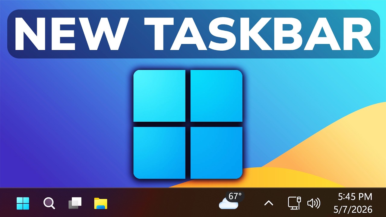 В Windows 11 появится новая небольшая панель задач.