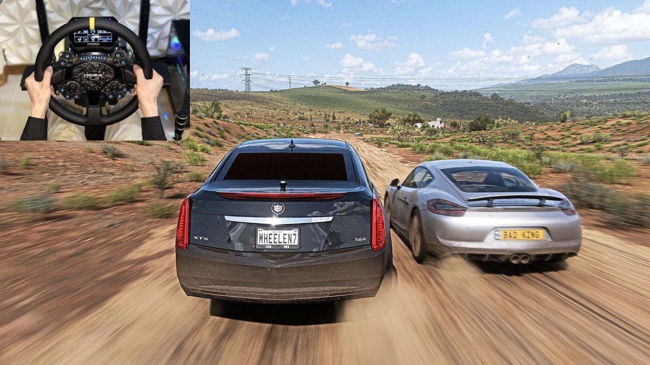 790HP Cadillac XTS Limousine |Racing Forza horizon 5 |Steering Wheel Gameplay
