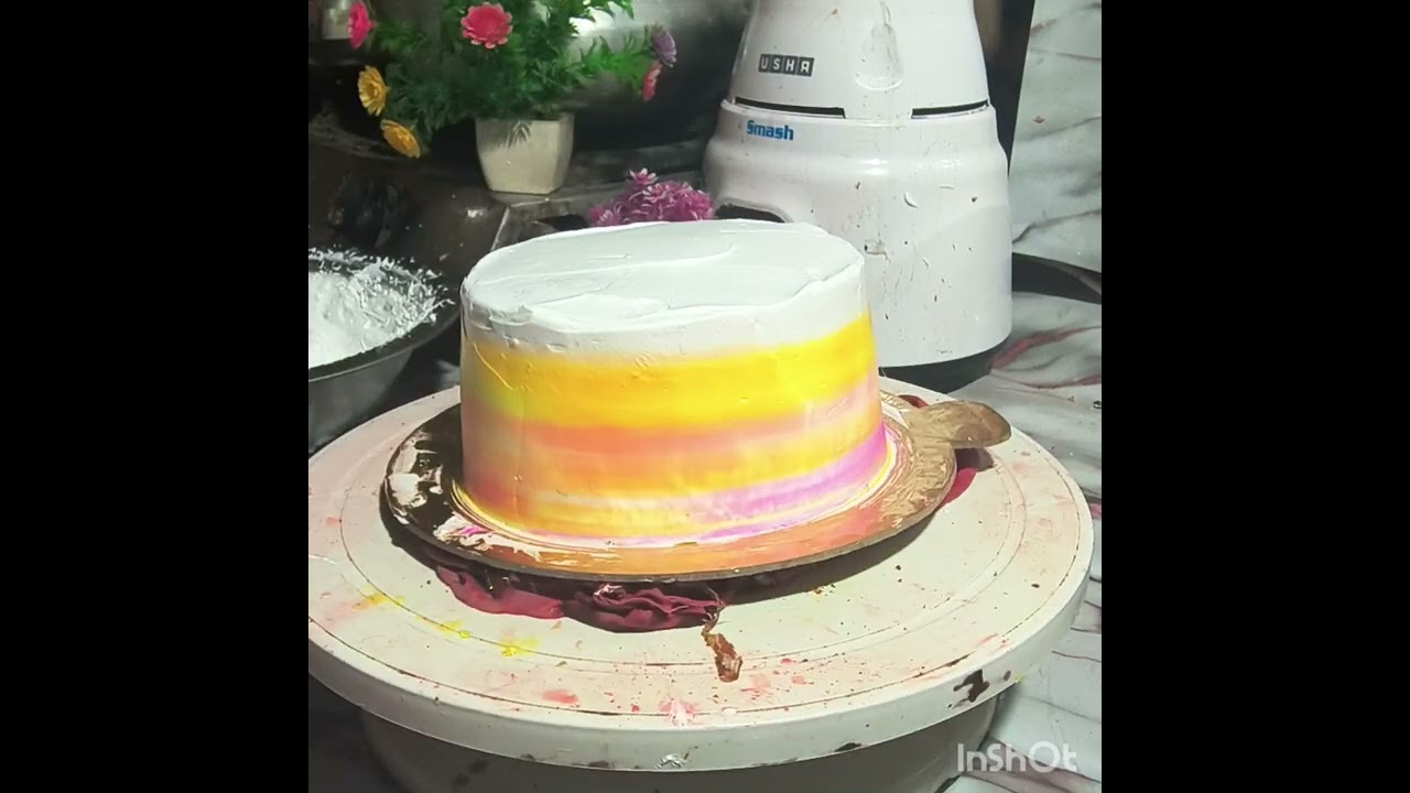 Cake ki recipe is cake ka design hai Kitna Sundar dikh raha hai
