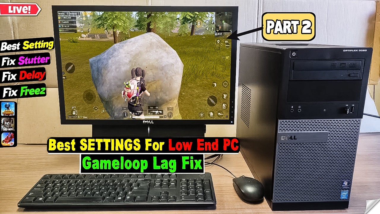 Gameloop 32 Bit/64 Bit Fix Lag In Low End PC 🔥 Boost FPS + Delay Fix | Part 2