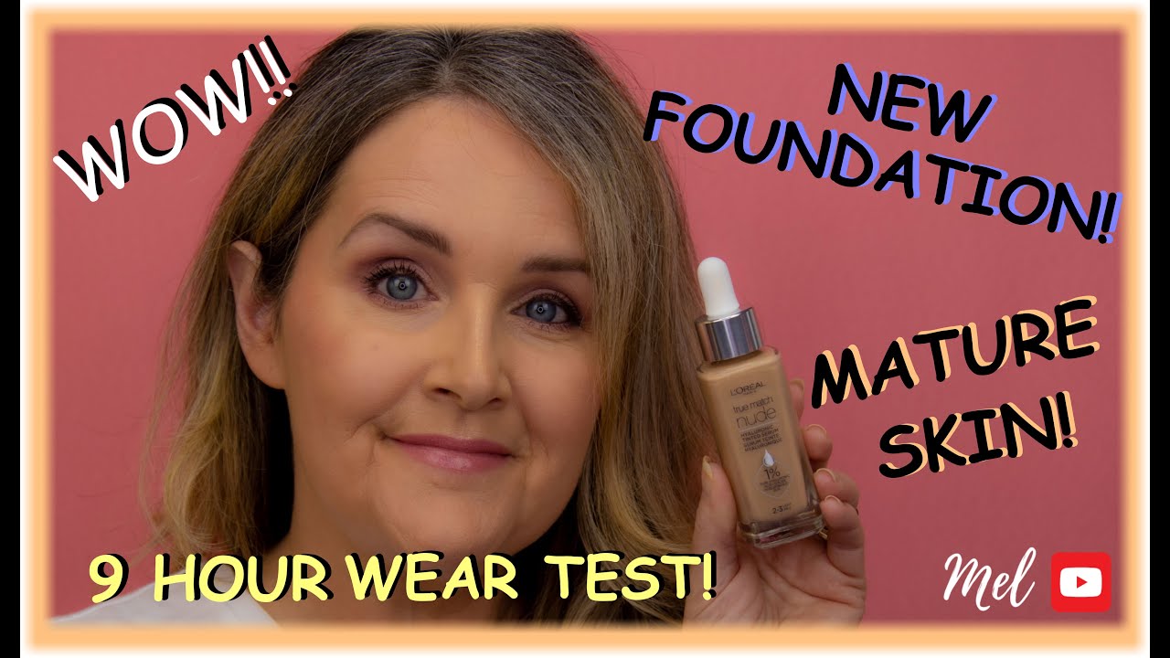 *NEW* L'OREAL NUDE SERUM FOUNDATION | WEAR TEST - OVER 50 SKIN!!