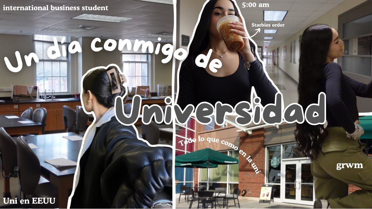 Uni Vlog | un día conmigo en la Universidad 🤍 (GRWM, outfit, vlog, lunch, cita de uñas, cocinando)