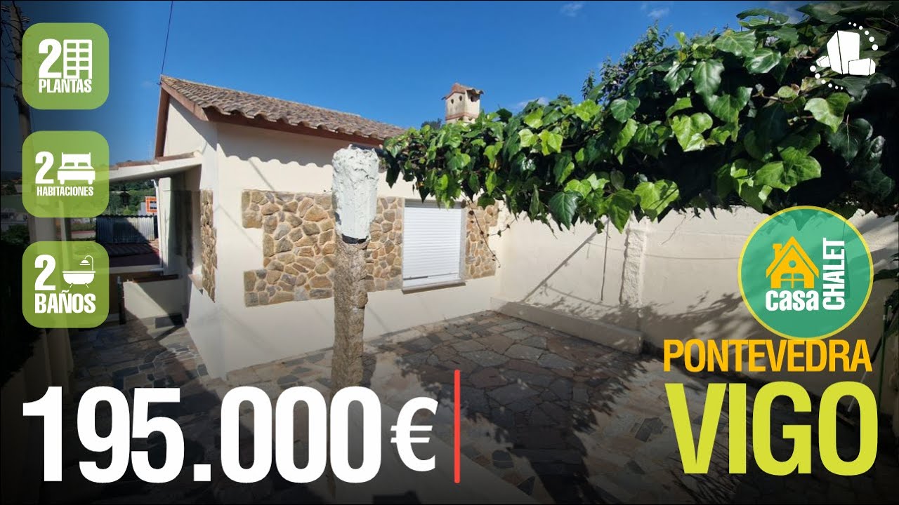 🌄PONTEVEDRA/ VIGO 💰195.000 €/ CASA CHALET /2 PLANTAS