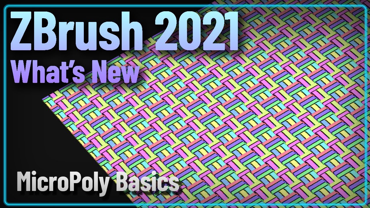 040 ZBrush 2021 MicroPoly Basics