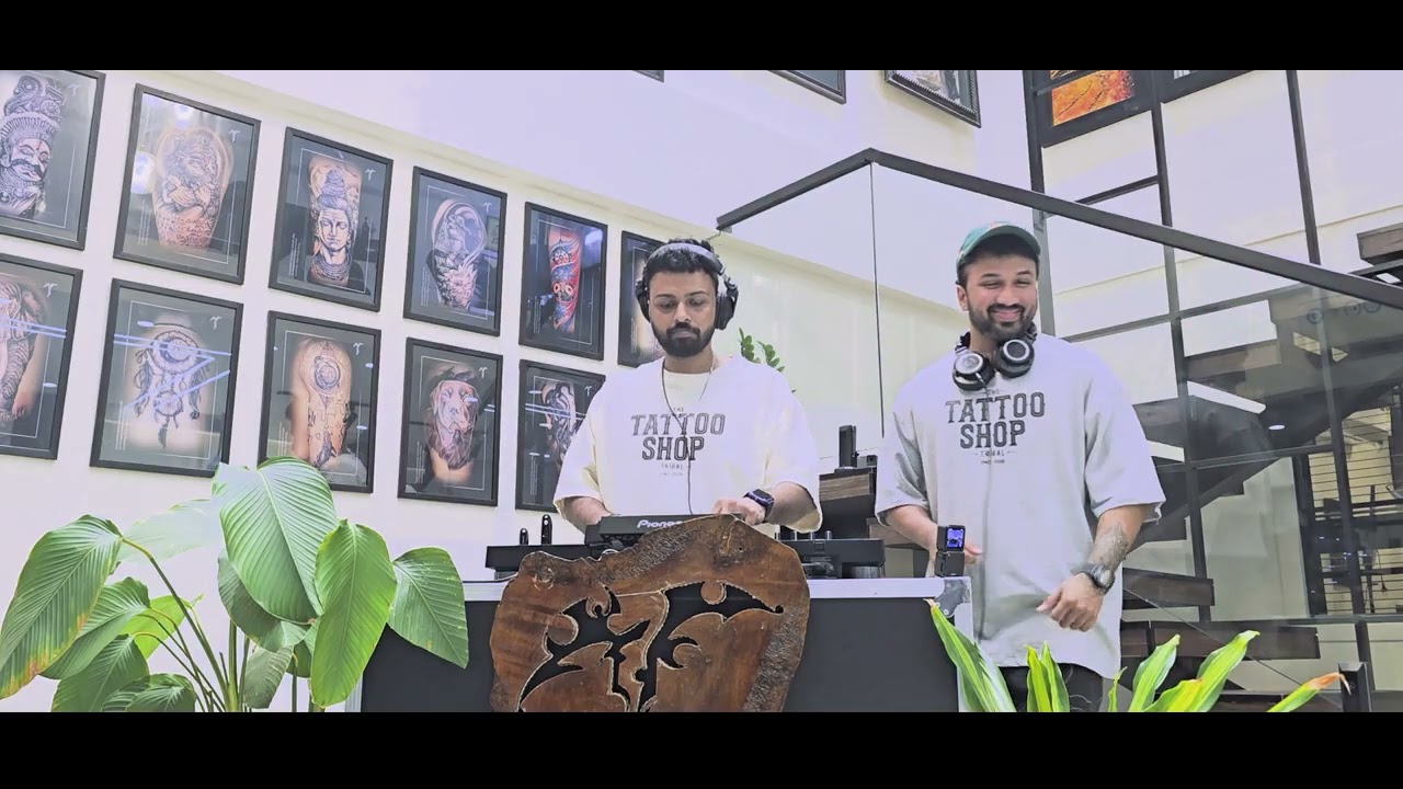 Kumba X Karma wild at Tribal Tattoo shop, Mangalore.