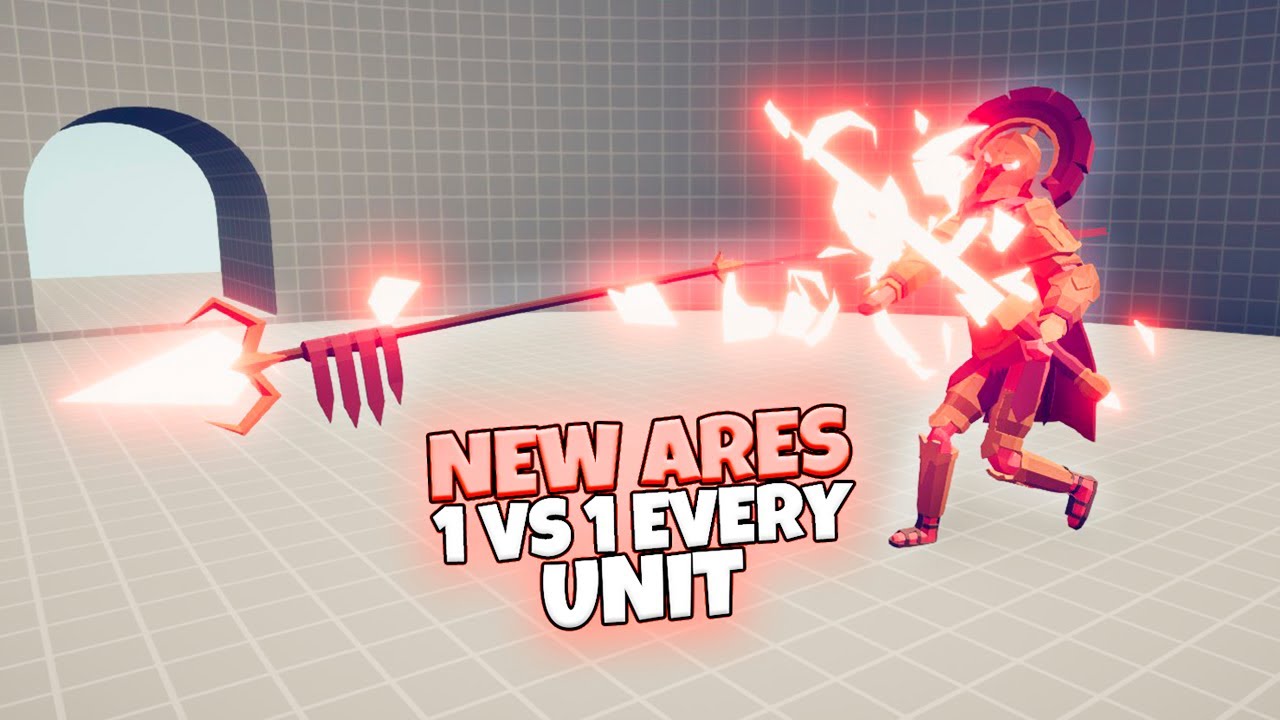 UPDATED ARES 1 VS 1 EVERY UNIT | TABS MODDED GAMEPLAY