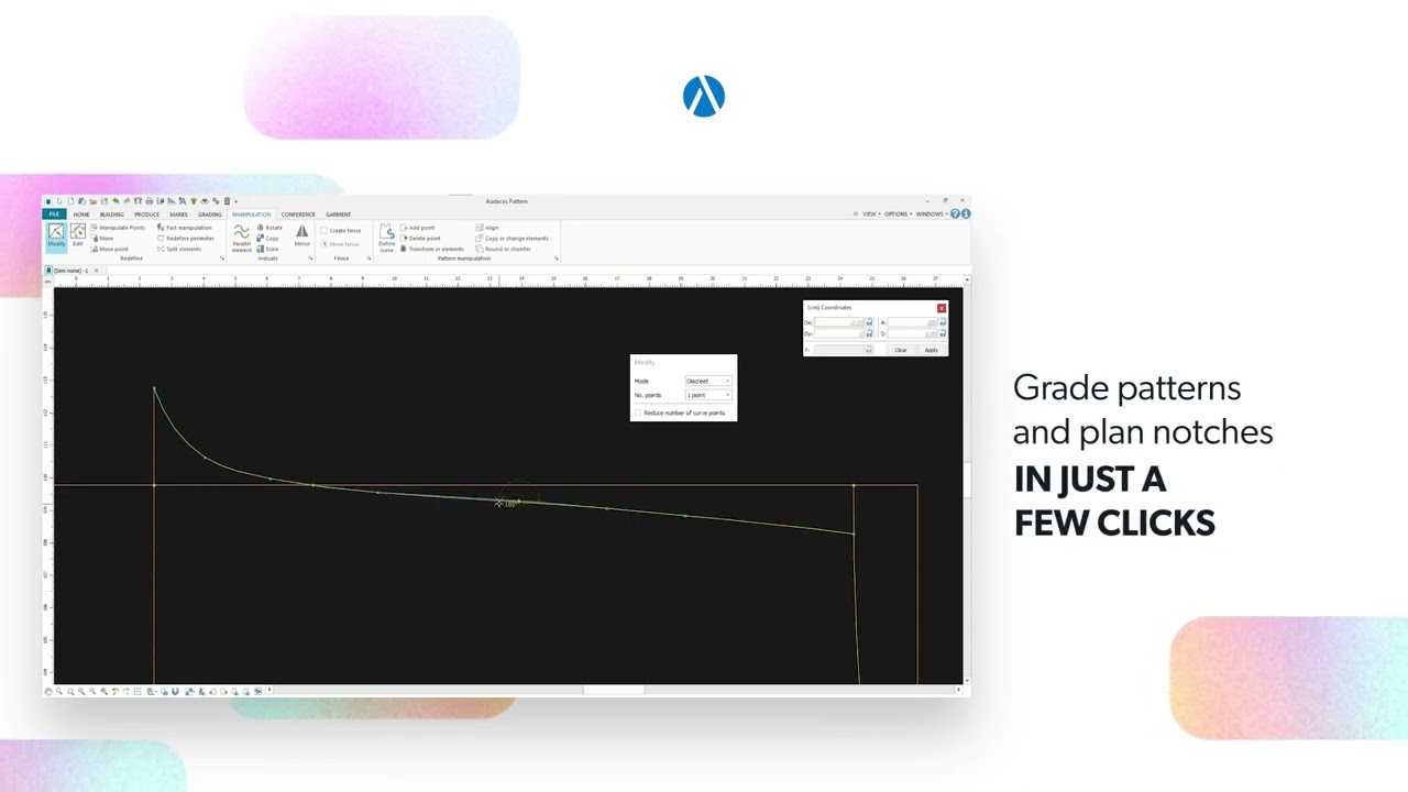 AUDACES PATTERN (Software for Modelling Clothing)