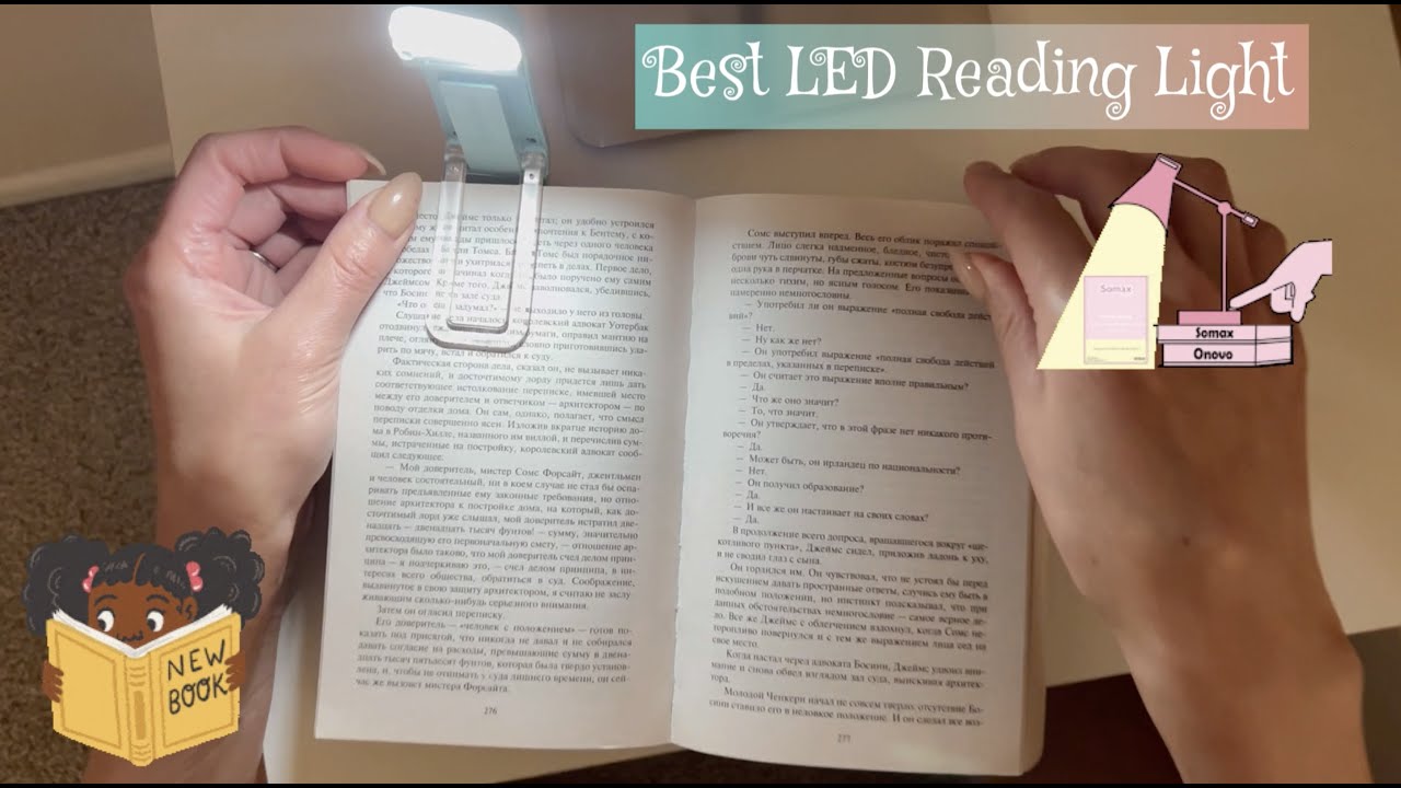 Best LED Reading Light by Glocusent