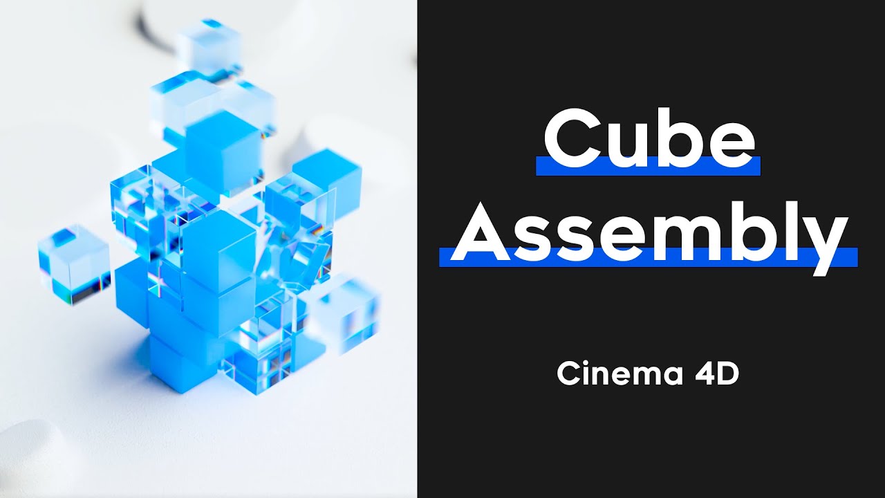 Как создать анимацию роботизированного куба — Cinema 4D