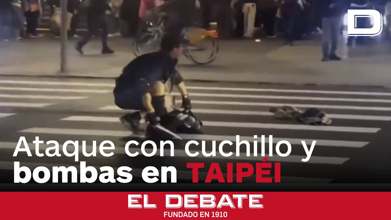 Cuatro muertos tras un ataque con bombas de humo y un cuchillo en el centro de Taip&eacute;i