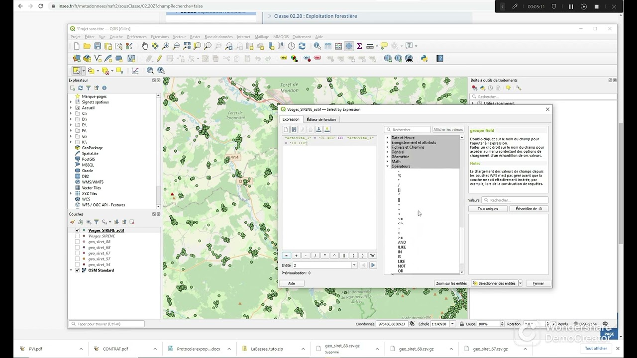 QGIS - sélectionner plusieurs points selon des attributs différents