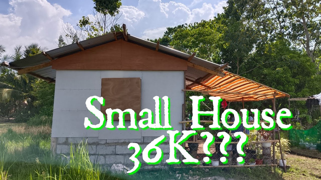 36k! Small House 12x10 | Half concrete Half hardiflex | Philippines #lowbudgetHouse #tinyhouse