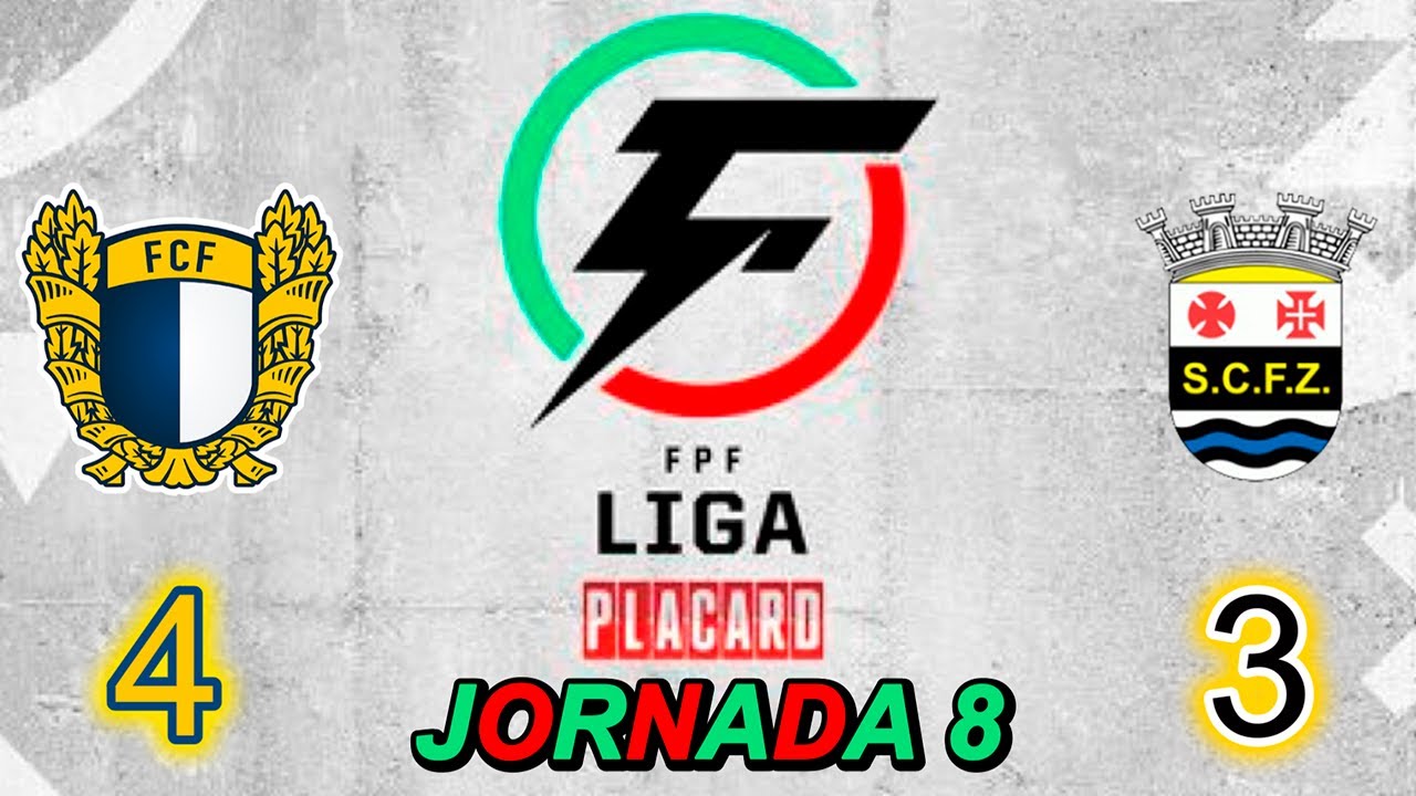 Famalic&atilde;o (4) X (3)  Ferreira do Z&ecirc;zere - 8&ordm; Jornada da Liga Placard 2025/26 #ligaplacard