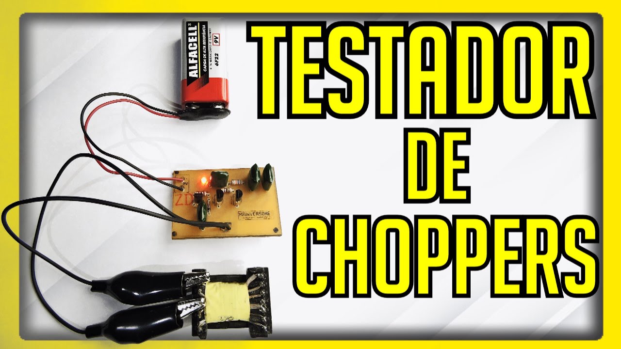 TESTADOR DE TRANSFORMADOR CHOPPER E FLYBACK ( SIMPLES )