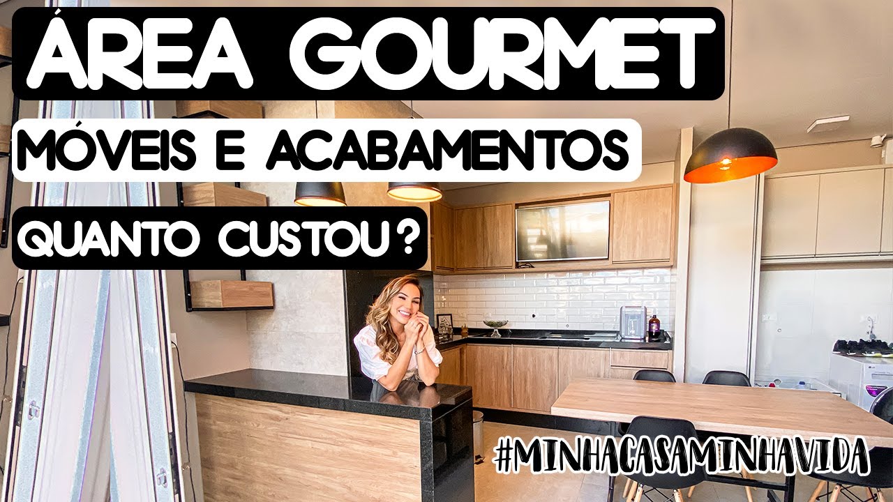 NOSSA ÁREAE GOURMET - MÓVEIS E ACABAMENTOS!