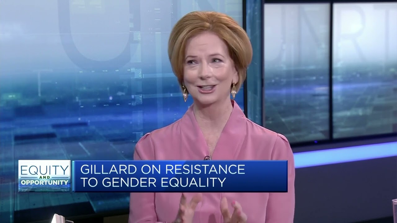 Julia Gillard on CNBC International for International Women's Day 2023