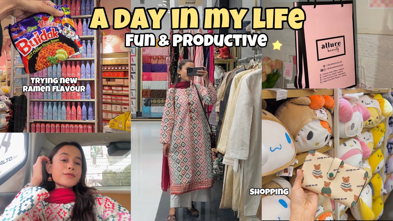 A FUN DAY IN MY LIFE 🍃🎀, Wedding preps, Trying new ramen flavour, Grocery shopping and Desi Food 🥘
