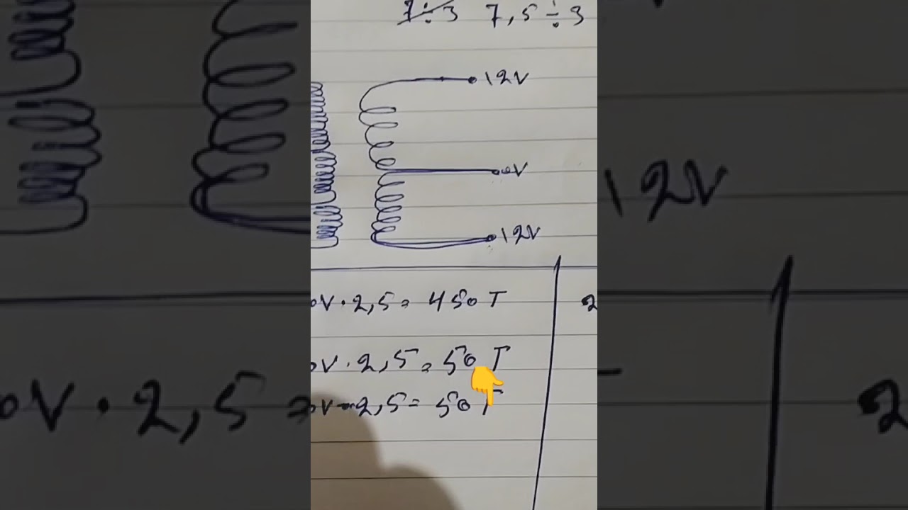 Transformer winding formula 