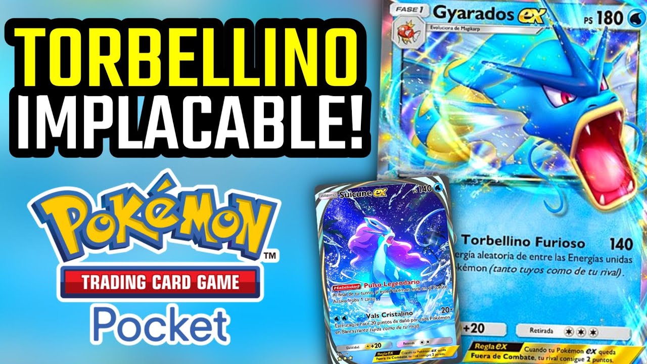 💥 Gyarados EX Desata un Torbellino Imparable en Pokémon TCG Pocket!