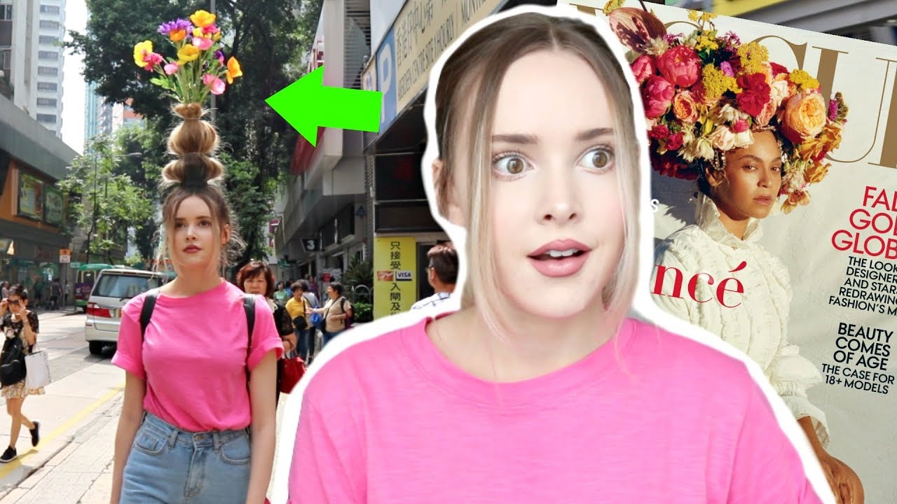 I Turned My Hair Into A Flower Vase For A Day... because Beyonce