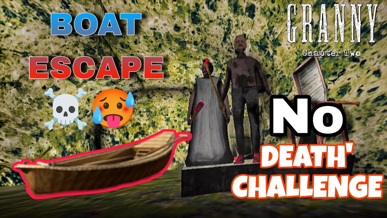 I ESCAPED GRANNY CHAPTER 2 IN A BOAT! 🚣‍♂️ (No Death Challenge) | NO COMMENTARY