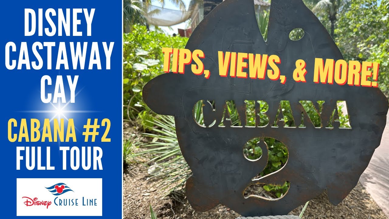 Disney Castaway Cay Family Beach Cabana #2 Full Tour! * Disney Cruise Line * Concierge * Magic Wish