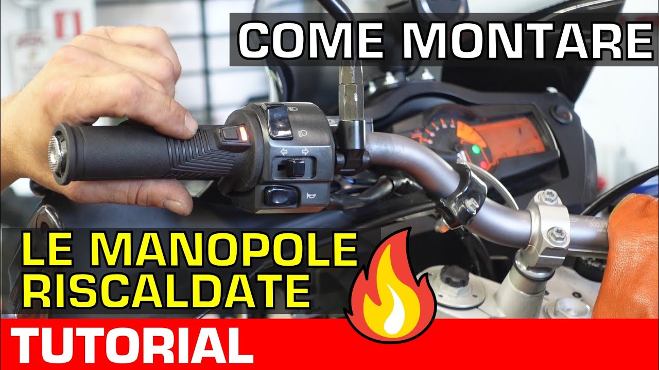 MANOPOLE RISCALDATE MOTO: Tutorial montaggio o sostituzione