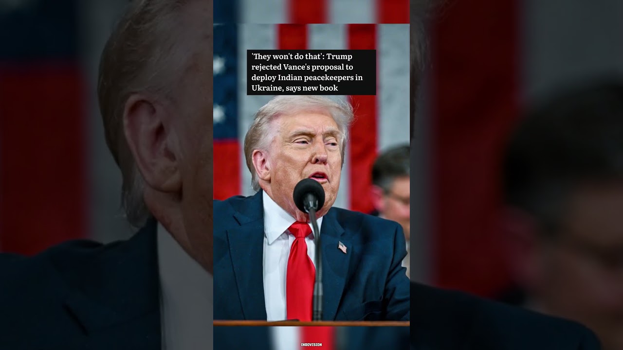 Trump Rejects Idea of Indian Troops in Ukraine, Praises PM Modi's Leadership #trump #geopolitics