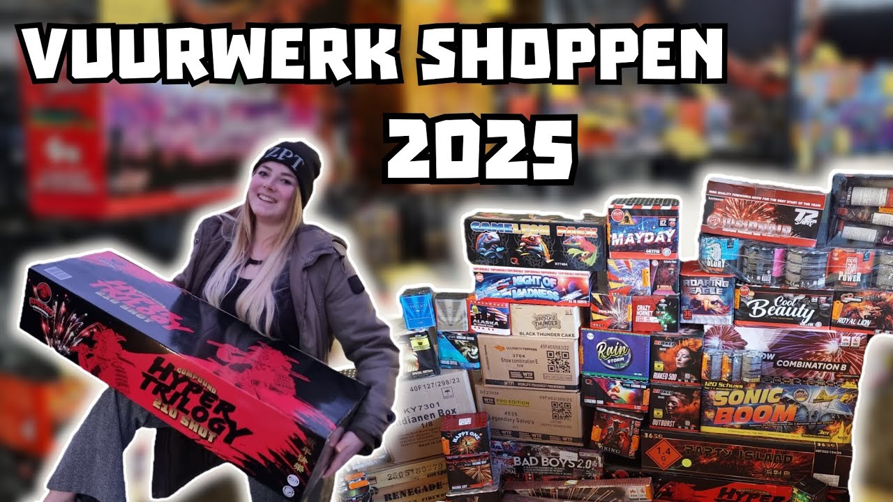 VUURWERK SHOPPEN 2025! - WE ZIJN 5 WINKELS LANGS GEGAAN