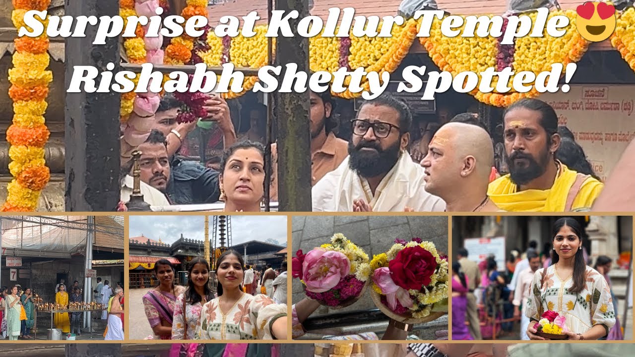 Kollur Temple Visit | Unexpectedly Saw Rishabh Shetty 😍